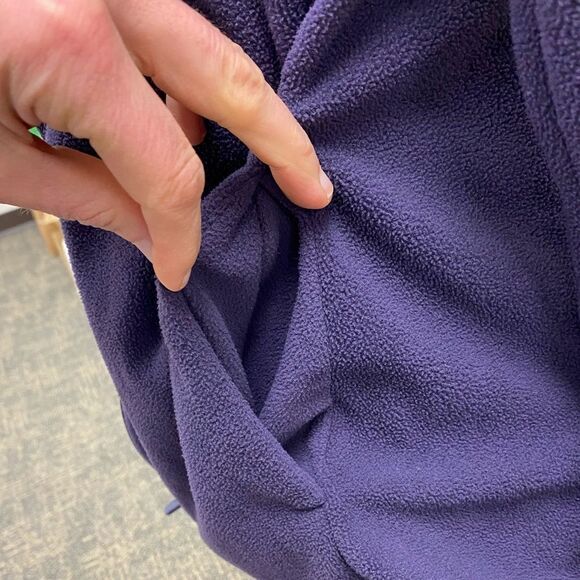 OLD Navy plum micro fleece zip front jacket - Picture 6 of 8